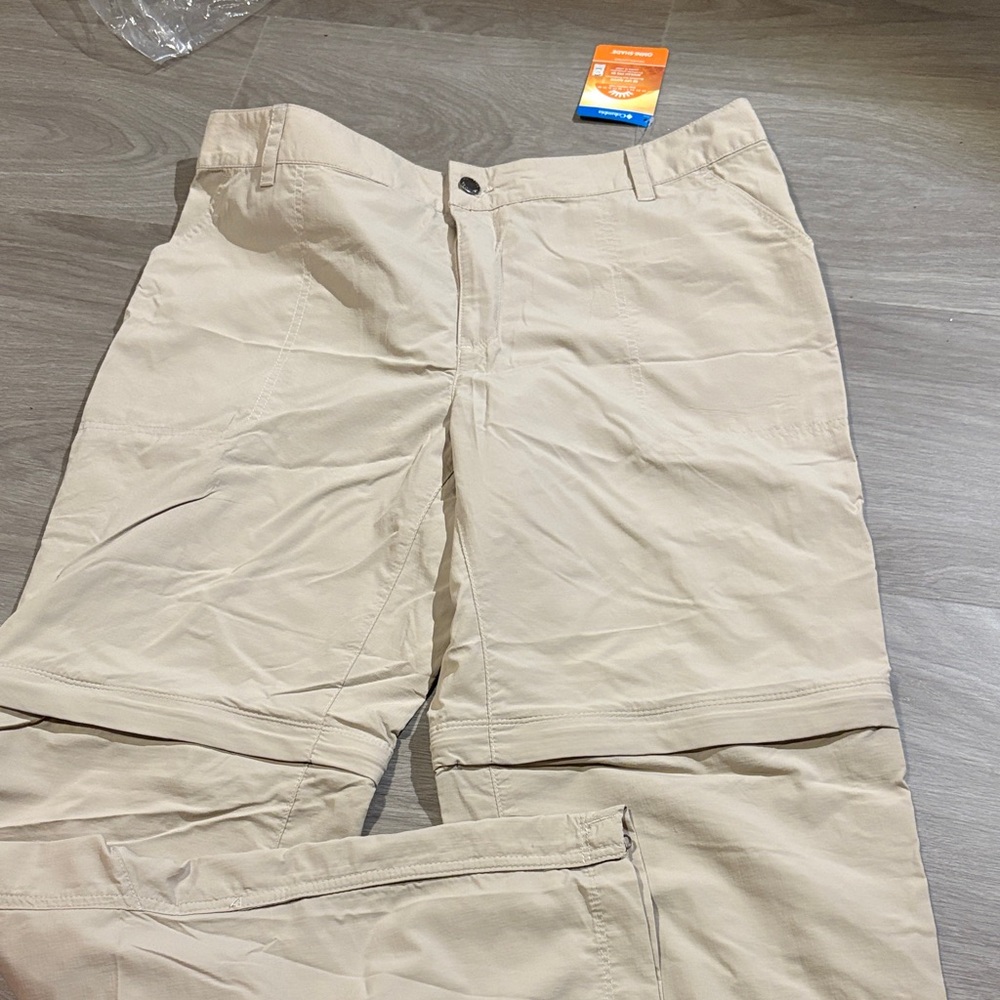 Columbia Women’s Beige Convertible Pants NWT